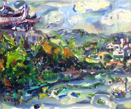 峨嵋湖 12F 2010 作者廖繼英 LJI